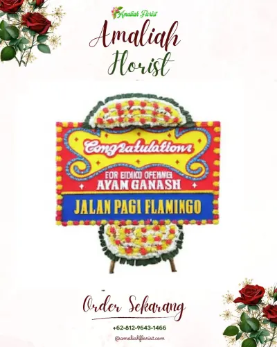 Bunga Papan Congratulation di Belega